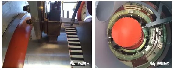 左邊是斑馬帶法，右邊是多齒齒輪法